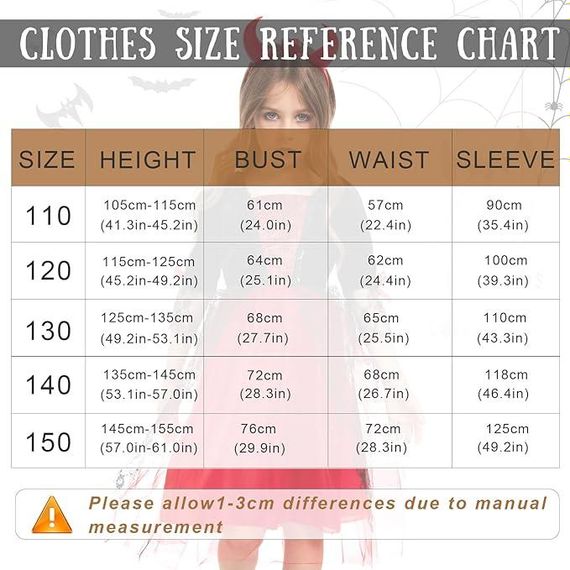 Костюм сукня вампіра чортика для дівчинки червона, комплект на Хелловін, обруч із ріжками, наліпка-татуювання на 105-115 см 4-6р | Зображення 6