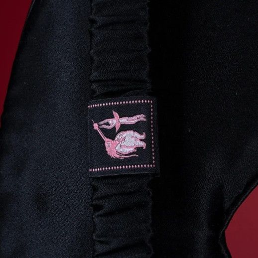 Маска на глаза с надписью Bitch! от UPKO, шелковая, Black sexstyle | Зображення 1