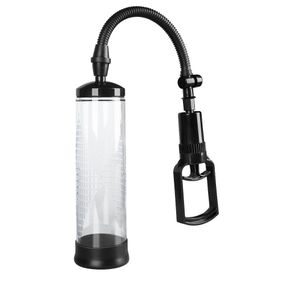 Вакуумная помпа с ручным насосом Men Powerup Black sexstyle