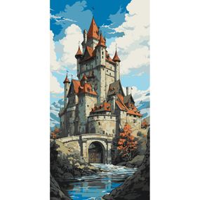 Картина за номерами "Казковий замок" 11067-AC 40x80 см