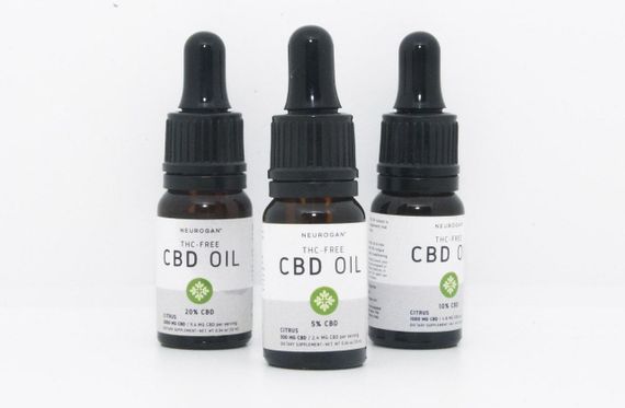 Олія канабідіолу КБД Broad Spectrum 5% з вмістом 500 мг на 10 мл каннабісного масла флакон з піпеткою | Зображення 1