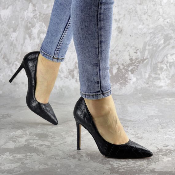 Туфли женские Fashion Toni 2457 37 размер 24 см Черный | Зображення 5