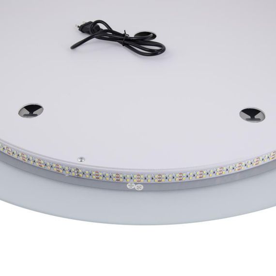 Дзеркало Qtap Taurus R800 з LED-підсвіткою Touch, з антизапотіванням, з диммером, рег. темп. кольору (3000-6500 K) QT2478R807 | Зображення 7