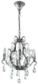 Люстра свеча подвесная хрустальная E14 60W CH (BCL-065S/4)