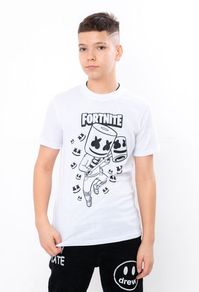 Футболка для хлопчика "Gamer" Носи своє 170 Білий (p-5058-150618)