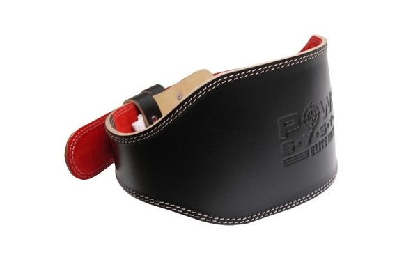 Пояс для важкої атлетики Power System PS-3030 Elite Edition шкіряний Black L