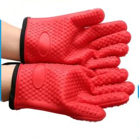 Жаропрочная кухонная рукавица перчатка antiscald gloves