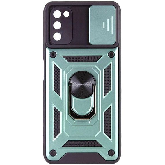Чохол Ummi Camshield Serge Ring для Samsung Galaxy A03s Зелений