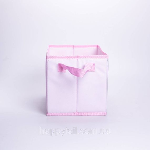 Кошик для іграшок 30×20×20 (см) м'який складаний Рожевий HP-41-7P | Зображення 3