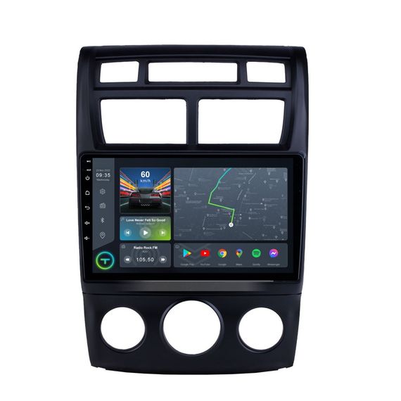 Штатна магнітола Torssen Kia Sportage 2 05-09 conditioneer F9432 4G Carplay DSP | Зображення 1