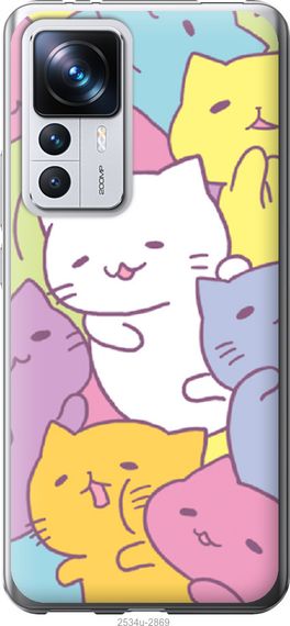 Чехол на Xiaomi 12T Pro Котики "2534u-2869-17620"