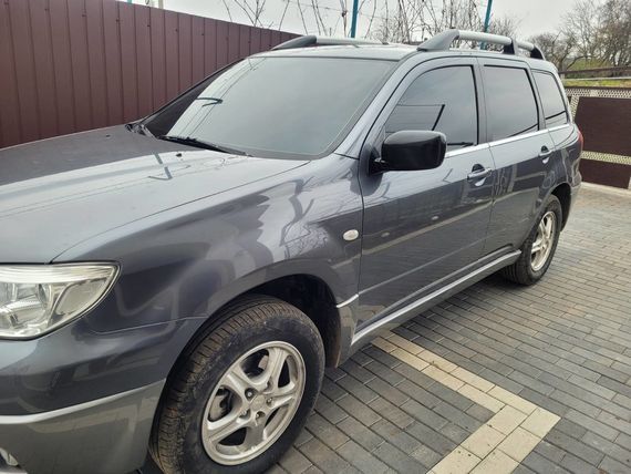Нижняя окантовка окон (6 шт, нерж) для Mitsubishi Outlander 2001-2006 гг | Зображення 3