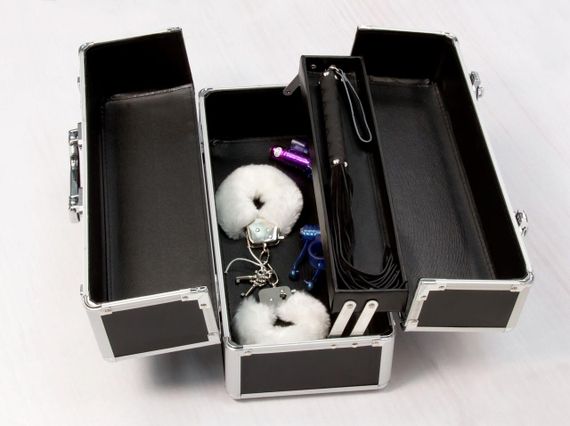 Великий кейс для зберігання секс-іграшок BMS Factory Large Lokable Vibrator Case Black, кодовий замо sexstyle | Зображення 5