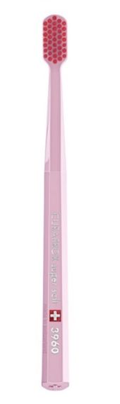 Зубна щітка Curaprox CS 3960 "Super Soft", d 0,12 мм. Рожевий з червоним (PR)