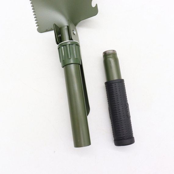 Туристическая саперная лопата с чехлом 5в1 / Тактическая складная лопата / Походная лопата | Зображення 7