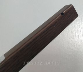 Угол ПВХ 20×20 длина 2,7м разных цветов Махагон