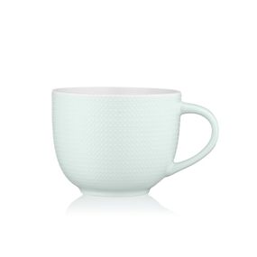 Чашка Ardesto Fresh, 550мл, порцеляна, зелений світлий (AR3044LG)