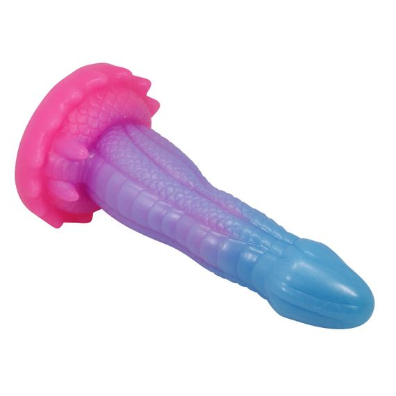 Фалоімітатор Power Monsters Void Python – 20.5 cm Rippled Monster Silicone Dildo Sex Aura | Зображення 5