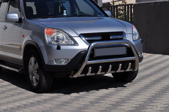 Кенгурятник WT003 (нерж.) для Honda CRV 2001-2006 гг | Зображення 3