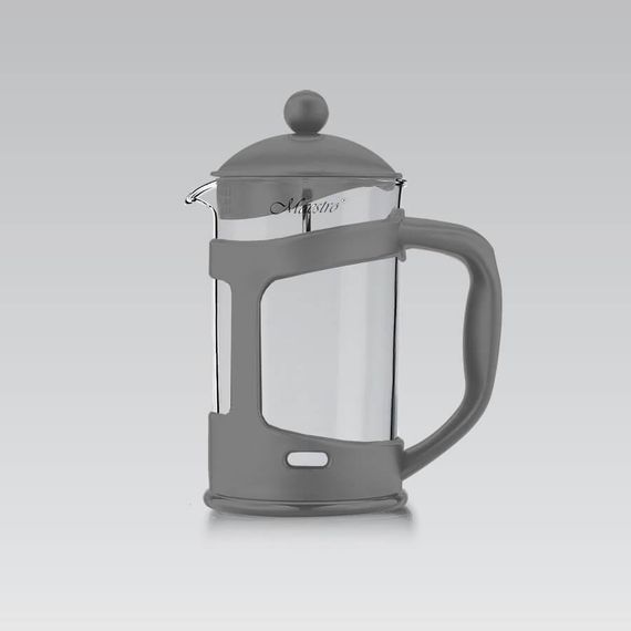 Френч-пресс 800 мл Maestro MR-1665-800-GRAY серый стеклянный заварник для чая и кофе