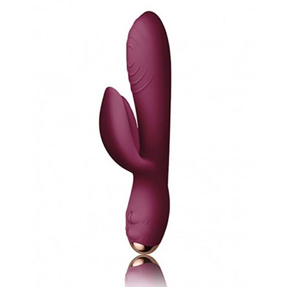Вібратор кролик Rocks Off Everygirl Rabbit BURGUNDY Sex Aura