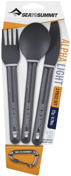 Набір столових приладів Sea To Summit AlphaSet Cutlery Set 3PC