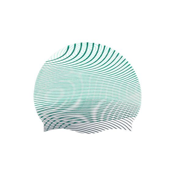 Шапочка для плавання силіконова біла - One Size | Зображення 1