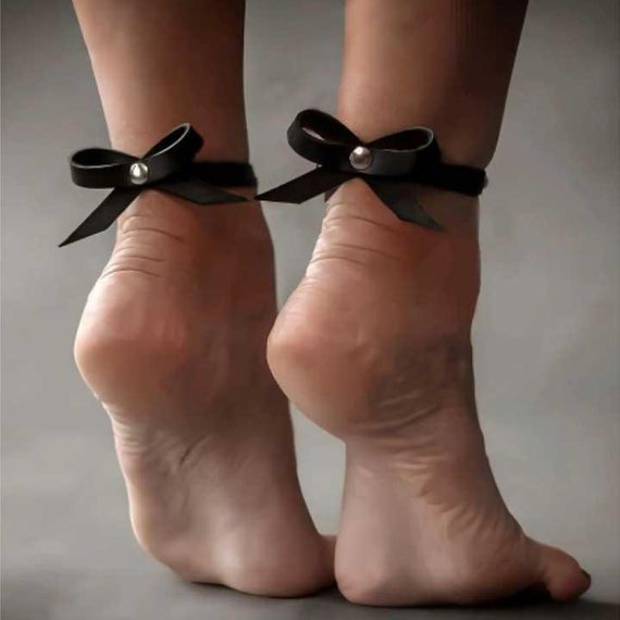 Жіночі браслети з бантиками на ноги SV Leather Ankle 2 шт.