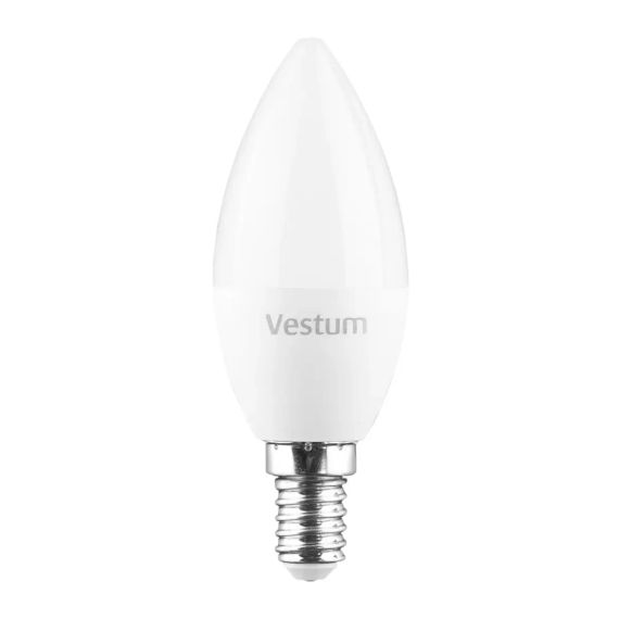 Світлодіодна лампа Vestum C37 8W 4100K 220V E14 1-VS-1311 | Зображення 1