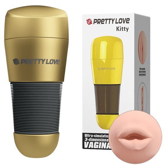 Мастурбатор ротик PRETTY LOVE - Kitty, BM-00900T49NNJ-2 Sex Aura