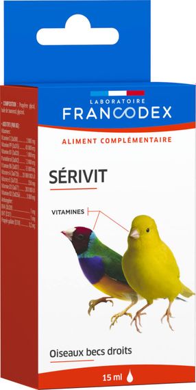 Витамины для птиц Francodex Serivit 15 мл