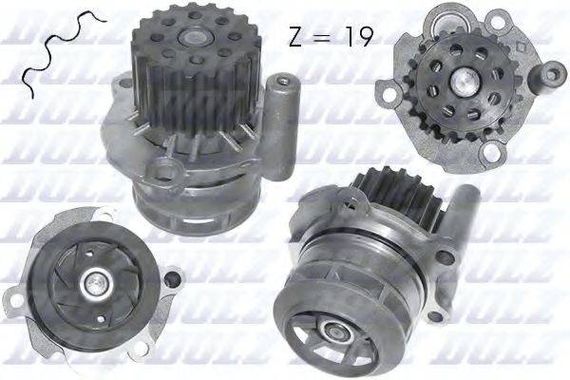 Насос водяний (вир-во Dolz) DOLZ A251 на VW SHARAN (7M8, 7M9, 7M6)