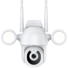 Поворотная уличная WiFi IP камера видеонаблюдения USmart OPC-02w, с прожектором и ИК подсветкой, 3 Мп, PTZ, поддержка Tuya (0194)