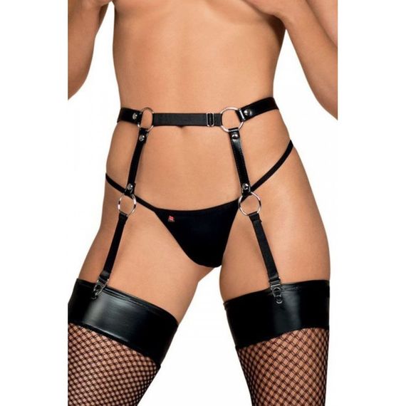Гартери Obsessive A741 Black One Size sexstyle
