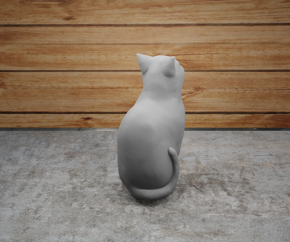 Статуетка кота Сірий, 100 | Зображення 2