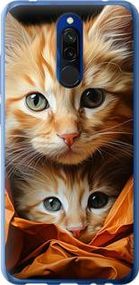 Чохол на Xiaomi Redmi 8 Котики 2 із силікону FCh_008262