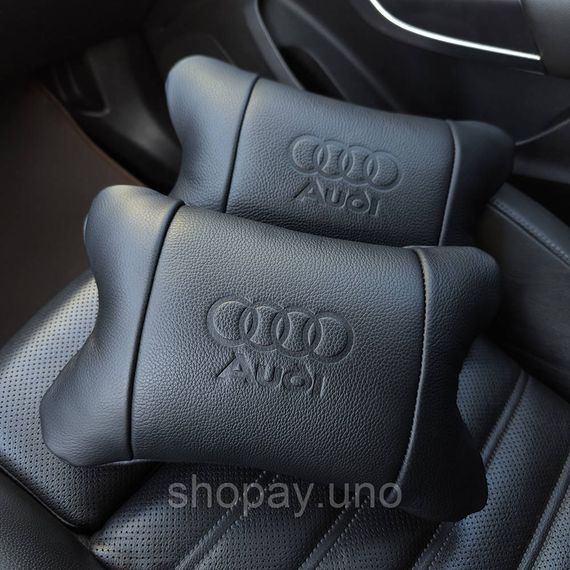 Комфортная подушка подголовник для автомобиля Audi Ауді, Авто подушки в машину, Подушка на авто сиденье UQ-51 | Зображення 2