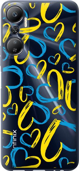 Чехол на Infinix Hot 20 Сердца UA "5292u-2966-17620"