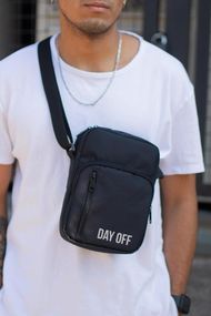 Сумка месенджер барсетка через плече Without з принтом DayOff Black