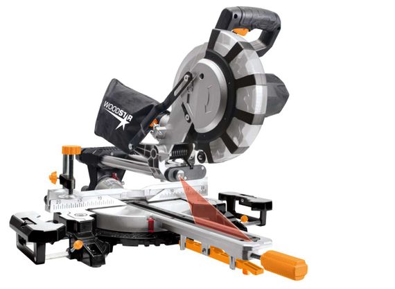 Пила торцовочная с протяжкой сетевая Scheppach WOODSTAR SL99LXU (210 мм, 65 мм, 2000 Вт, 12.2 кг)