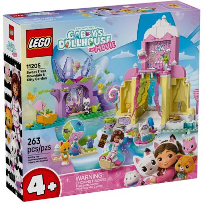 Конструктор LEGO Gabby&apos;s Dollhouse Гора солодощів і сад Кітті (11205)