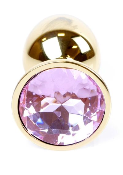 Анальний затор Boss Series - Jewellery Gold PLUG Rose S, BS6400018 sexstyle | Зображення 1