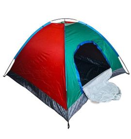 Намет 3-х місний Зелений з помаранчевим