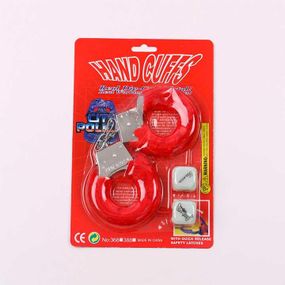 Набір ігровий "Hand Cuffes&Cubes" червоний — Садо-мазо