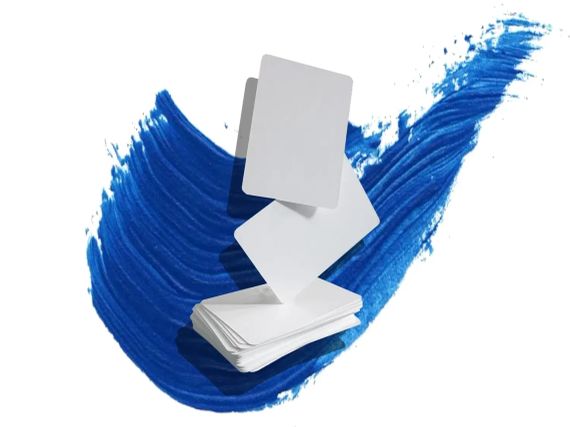 Білі порожні карти 63х88мм для творчості (100 шт)