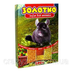 Корм для шиншил Золотко 500 г К-4467