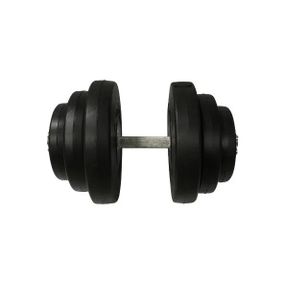 Гантель складальна композитна в пластиковій оболонці Rock Pro-R 19,5 кг NE-PL-R-019