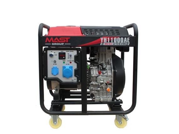 Дизельний генератор MAST GROUP + газова плитка Orcamp CK-505 + електричний обігрівач Gardyer HE2000 та лійка (KYH11000AE) | Зображення 6