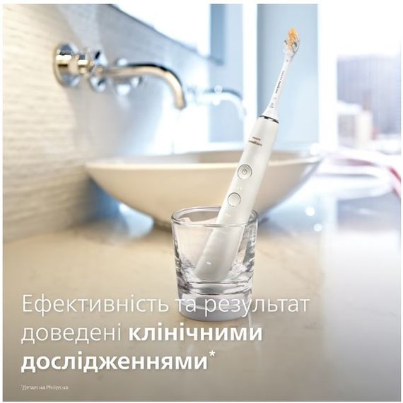 Зубна електрощітка Philips HX9911/19 Sonicare DiamondClean 9000 White | Зображення 3