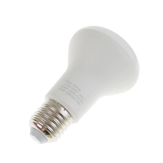 Лампа светодиодная LED 10W E27 СW (R63-PA) | Зображення 4